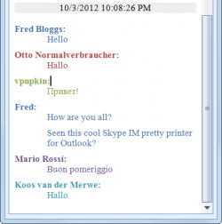 Skype IM Pretty Printer